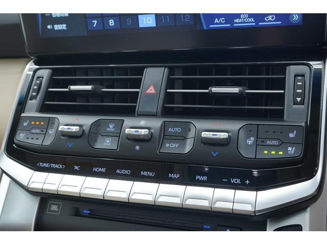 ランドクルーザー ZX サンルーフ/モデリスタエアロ/JBL/後席モニター/黒ルーフレール/クールBOX/寒冷地/Tコネクトナビ&マルチテレインモニター/電動リヤデフ/ベージュ革シート/指紋認証スタートスイッチ/ETC2.0(36枚目)