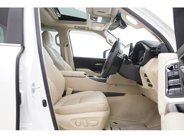 ランドクルーザー ZX サンルーフ/モデリスタエアロ/JBL/後席モニター/黒ルーフレール/クールBOX/寒冷地/Tコネクトナビ&マルチテレインモニター/電動リヤデフ/ベージュ革シート/指紋認証スタートスイッチ/ETC2.0(56枚目)