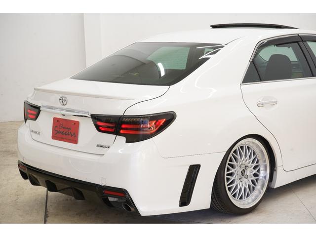 マークＸ ２５０Ｇ　Ｓパッケージリラックスセレクション　黒内装／サンルーフ／前後Ｇ’ｓバンパー／社外車高調／新品ＦＴＸ１９インチ／新品タイヤ／社外ヘッドライト／社外テール／パワーシート／Ｂｌｕｅｔｏｏｔｈ／バックカメラ／パドルシフト／ＥＴＣ（7枚目）