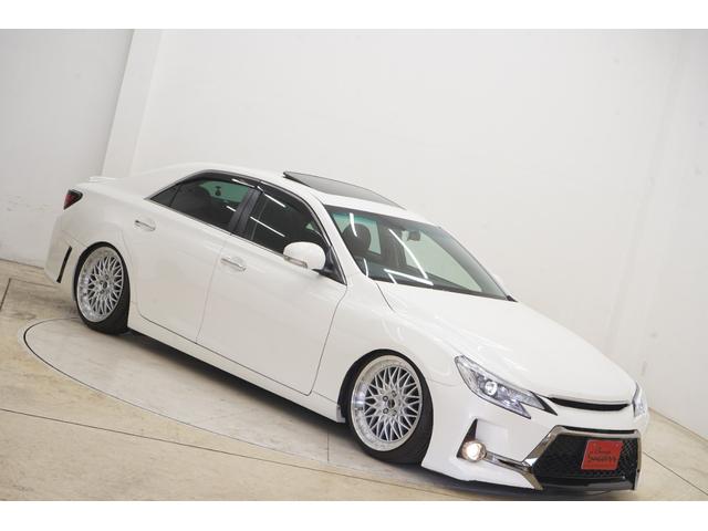 マークＸ ２５０Ｇ　Ｓパッケージリラックスセレクション　黒内装／サンルーフ／前後Ｇ’ｓバンパー／社外車高調／新品ＦＴＸ１９インチ／新品タイヤ／社外ヘッドライト／社外テール／パワーシート／Ｂｌｕｅｔｏｏｔｈ／バックカメラ／パドルシフト／ＥＴＣ（47枚目）