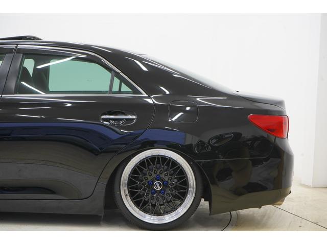 マークＸ ２５０Ｇ　リラックスセレ・ブラックレザーリミテッド　サンルーフ／黒革シート／フロントＧ’ｓバンパー／ＢＲＡＳＨ３眼ヘッドライト／新品ＴＥＩＮ車高調／新品ＦＴＸ（黒）１９ＡＷ／ＢＲＡＳＨナット／Ｂｌｕｅｔｏｏｔｈ／バックカメラ／シートヒーター／ＥＴＣ／（17枚目）