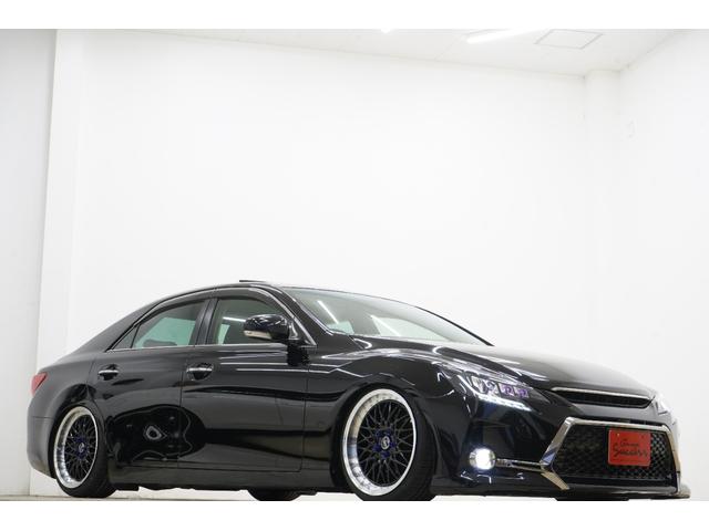 マークＸ ２５０Ｇ　リラックスセレ・ブラックレザーリミテッド　サンルーフ／黒革シート／フロントＧ’ｓバンパー／ＢＲＡＳＨ３眼ヘッドライト／新品ＴＥＩＮ車高調／新品ＦＴＸ（黒）１９ＡＷ／ＢＲＡＳＨナット／Ｂｌｕｅｔｏｏｔｈ／バックカメラ／シートヒーター／ＥＴＣ／（46枚目）