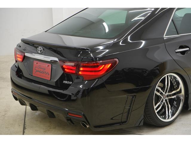 マークＸ ２５０Ｇ　Ｓパッケージリラックスセレクション　サンルーフ／黒内装／前後Ｇ’ｓバンパー／新品ＴＥＩＮ車高調／新品ＸＦ５５（１９ＡＷ）／シーケンシャルヘッドライト／社外ＬＥＤテール／２色フォグランプ／Ｂｌｕｅｔｏｏｔｈ／バックカメラ／パワーシート（8枚目）