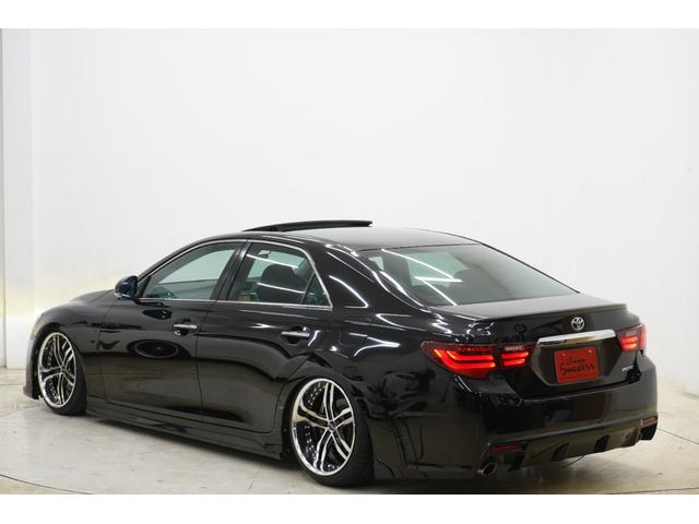 マークＸ ２５０Ｇ　Ｓパッケージリラックスセレクション　サンルーフ／黒内装／前後Ｇ’ｓバンパー／新品ＴＥＩＮ車高調／新品ＸＦ５５（１９ＡＷ）／シーケンシャルヘッドライト／社外ＬＥＤテール／２色フォグランプ／Ｂｌｕｅｔｏｏｔｈ／バックカメラ／パワーシート（22枚目）