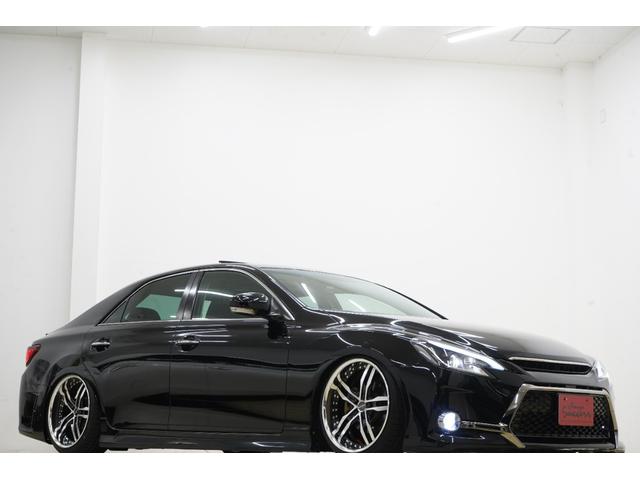 マークＸ ２５０Ｇ　Ｓパッケージリラックスセレクション　サンルーフ／黒内装／前後Ｇ’ｓバンパー／新品ＴＥＩＮ車高調／新品ＸＦ５５（１９ＡＷ）／シーケンシャルヘッドライト／社外ＬＥＤテール／２色フォグランプ／Ｂｌｕｅｔｏｏｔｈ／バックカメラ／パワーシート（45枚目）