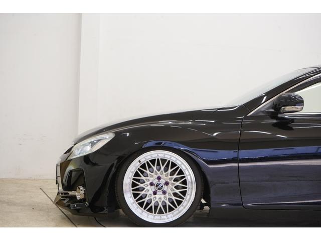 マークX 250G 中期型/フロントG’sバンパー/中期ヘッドライト・テールランプ/新品TEIN車高調/新品FTX19AW/2色フォグ/Bluetooth/バックカメラ/パワーシート/ETC/フルカスタム/ローダウン(15枚目)