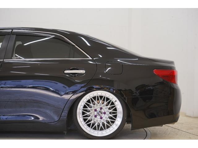 マークX 250G 中期型/フロントG’sバンパー/中期ヘッドライト・テールランプ/新品TEIN車高調/新品FTX19AW/2色フォグ/Bluetooth/バックカメラ/パワーシート/ETC/フルカスタム/ローダウン(16枚目)