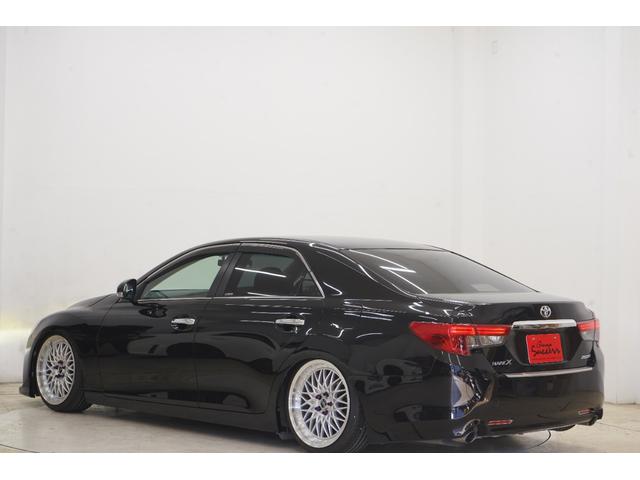 マークX 250G 中期型/フロントG’sバンパー/中期ヘッドライト・テールランプ/新品TEIN車高調/新品FTX19AW/2色フォグ/Bluetooth/バックカメラ/パワーシート/ETC/フルカスタム/ローダウン(17枚目)