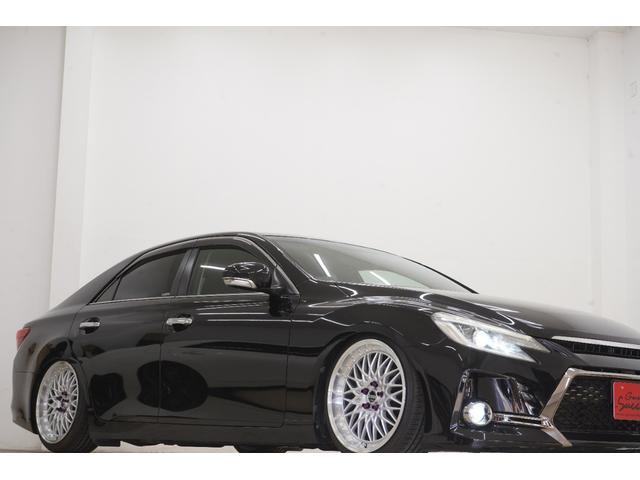 マークX 250G 中期型/フロントG’sバンパー/中期ヘッドライト・テールランプ/新品TEIN車高調/新品FTX19AW/2色フォグ/Bluetooth/バックカメラ/パワーシート/ETC/フルカスタム/ローダウン(47枚目)