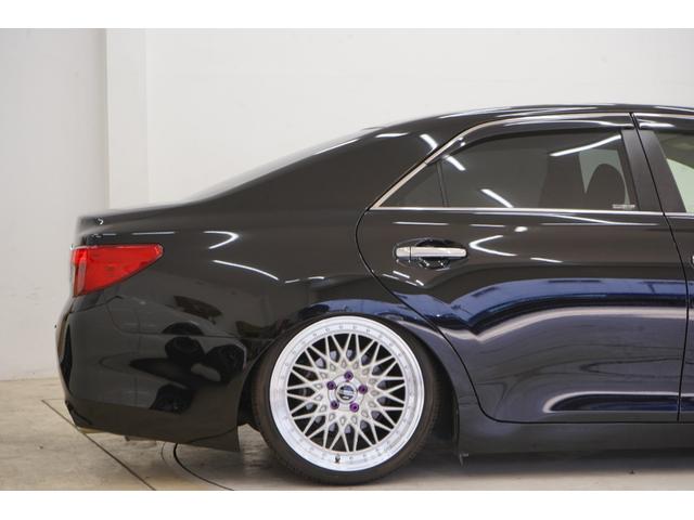 マークX 250G 中期型/フロントG’sバンパー/中期ヘッドライト・テールランプ/新品TEIN車高調/新品FTX19AW/2色フォグ/Bluetooth/バックカメラ/パワーシート/ETC/フルカスタム/ローダウン(49枚目)