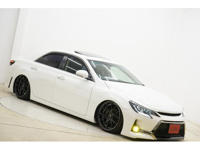 マークＸ ２５０Ｇ　リラックスセレクション　サンルーフ／社外車高調／社外ＷＯＲＫ１９インチ／３眼ヘッドライト／スモークテール／パワーシート／プッシュスタート／２色フォグランプ／ＢＲＡＳＨシートカバー／ＥＴＣ／フルカスタム／ローダウン／（44枚目）