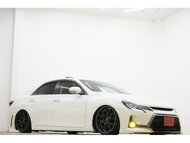 マークＸ ２５０Ｇ　リラックスセレクション　サンルーフ／社外車高調／社外ＷＯＲＫ１９インチ／３眼ヘッドライト／スモークテール／パワーシート／プッシュスタート／２色フォグランプ／ＢＲＡＳＨシートカバー／ＥＴＣ／フルカスタム／ローダウン／（45枚目）