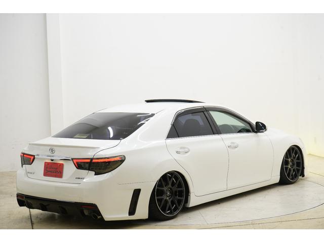 マークＸ ２５０Ｇ　リラックスセレクション　サンルーフ／社外車高調／社外ＷＯＲＫ１９インチ／３眼ヘッドライト／スモークテール／パワーシート／プッシュスタート／２色フォグランプ／ＢＲＡＳＨシートカバー／ＥＴＣ／フルカスタム／ローダウン／（53枚目）