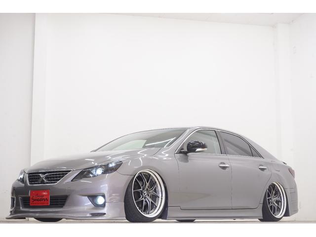 マークＸ ２５０Ｇ　リラックスセレクション　社外エアサス／エイムゲイン２０インチ／前期スモークヘッドライト・テールランプ／社外ストレートマフラー／トランクスポイラー／社外エアロ／Ｂｌｕｅｔｏｏｔｈ／バックカメラ／パワーシート／フルカスタム／（13枚目）