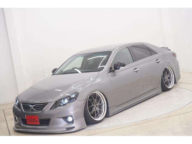 マークＸ ２５０Ｇ　リラックスセレクション　社外エアサス／エイムゲイン２０インチ／前期スモークヘッドライト・テールランプ／社外ストレートマフラー／トランクスポイラー／社外エアロ／Ｂｌｕｅｔｏｏｔｈ／バックカメラ／パワーシート／フルカスタム／（14枚目）