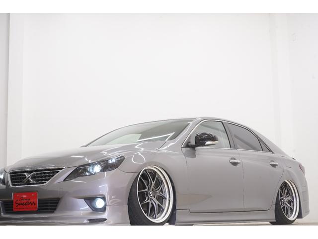 マークＸ ２５０Ｇ　リラックスセレクション　社外エアサス／エイムゲイン２０インチ／前期スモークヘッドライト・テールランプ／社外ストレートマフラー／トランクスポイラー／社外エアロ／Ｂｌｕｅｔｏｏｔｈ／バックカメラ／パワーシート／フルカスタム／（15枚目）