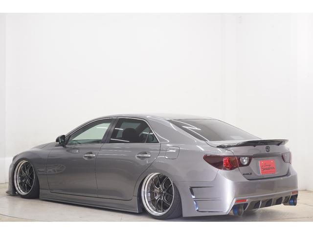 マークＸ ２５０Ｇ　リラックスセレクション　社外エアサス／エイムゲイン２０インチ／前期スモークヘッドライト・テールランプ／社外ストレートマフラー／トランクスポイラー／社外エアロ／Ｂｌｕｅｔｏｏｔｈ／バックカメラ／パワーシート／フルカスタム／（20枚目）