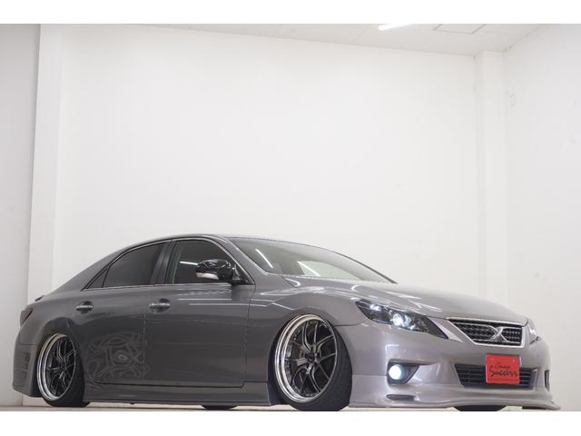 マークＸ ２５０Ｇ　リラックスセレクション　社外エアサス／エイムゲイン２０インチ／前期スモークヘッドライト・テールランプ／社外ストレートマフラー／トランクスポイラー／社外エアロ／Ｂｌｕｅｔｏｏｔｈ／バックカメラ／パワーシート／フルカスタム／（45枚目）