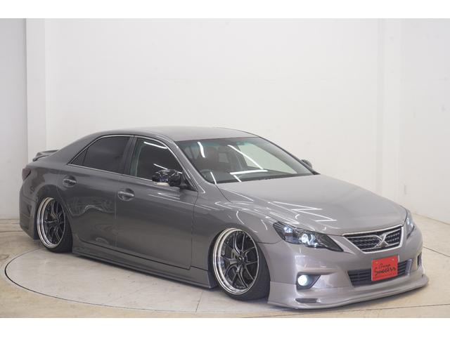 マークＸ ２５０Ｇ　リラックスセレクション　社外エアサス／エイムゲイン２０インチ／前期スモークヘッドライト・テールランプ／社外ストレートマフラー／トランクスポイラー／社外エアロ／Ｂｌｕｅｔｏｏｔｈ／バックカメラ／パワーシート／フルカスタム／（46枚目）