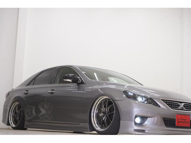 マークＸ ２５０Ｇ　リラックスセレクション　社外エアサス／エイムゲイン２０インチ／前期スモークヘッドライト・テールランプ／社外ストレートマフラー／トランクスポイラー／社外エアロ／Ｂｌｕｅｔｏｏｔｈ／バックカメラ／パワーシート／フルカスタム／（48枚目）