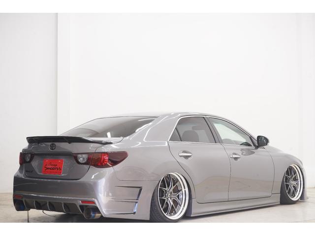 マークＸ ２５０Ｇ　リラックスセレクション　社外エアサス／エイムゲイン２０インチ／前期スモークヘッドライト・テールランプ／社外ストレートマフラー／トランクスポイラー／社外エアロ／Ｂｌｕｅｔｏｏｔｈ／バックカメラ／パワーシート／フルカスタム／（52枚目）