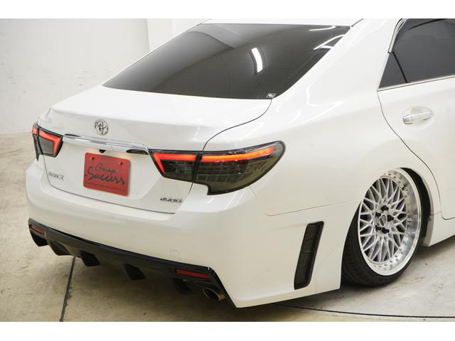 マークＸ ２５０Ｇ　中期型／前後Ｇ’ｓバンパー／中期ヘッドライト／コウゴクテールランプ／新品ＴＥＩＮ車高調／ＢＲＡＳＨナット／社外ＦＴＸ１９インチ／Ｂｌｕｅｔｏｏｔｈ／バックカメラ／プッシュスタート／ＥＴＣ／フルカスタム（7枚目）