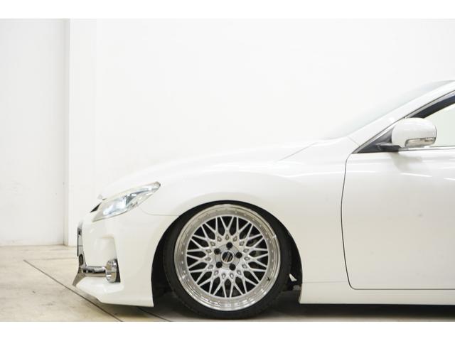 マークＸ ２５０Ｇ　中期型／前後Ｇ’ｓバンパー／中期ヘッドライト／コウゴクテールランプ／新品ＴＥＩＮ車高調／ＢＲＡＳＨナット／社外ＦＴＸ１９インチ／Ｂｌｕｅｔｏｏｔｈ／バックカメラ／プッシュスタート／ＥＴＣ／フルカスタム（17枚目）