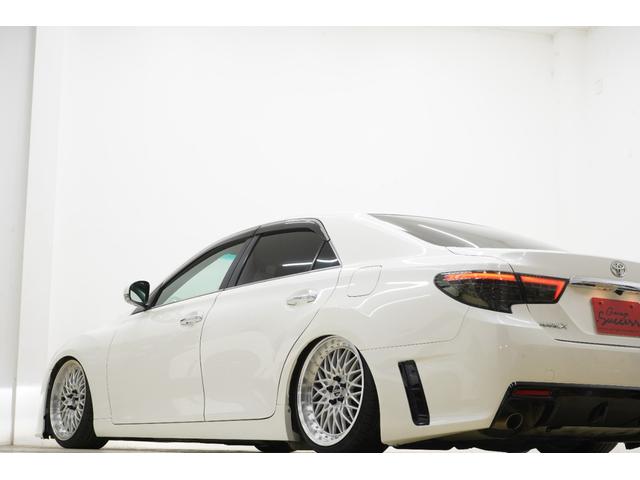 マークＸ ２５０Ｇ　中期型／前後Ｇ’ｓバンパー／中期ヘッドライト／コウゴクテールランプ／新品ＴＥＩＮ車高調／ＢＲＡＳＨナット／社外ＦＴＸ１９インチ／Ｂｌｕｅｔｏｏｔｈ／バックカメラ／プッシュスタート／ＥＴＣ／フルカスタム（22枚目）