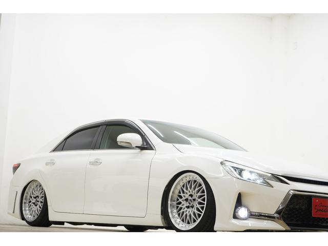 マークＸ ２５０Ｇ　中期型／前後Ｇ’ｓバンパー／中期ヘッドライト／コウゴクテールランプ／新品ＴＥＩＮ車高調／ＢＲＡＳＨナット／社外ＦＴＸ１９インチ／Ｂｌｕｅｔｏｏｔｈ／バックカメラ／プッシュスタート／ＥＴＣ／フルカスタム（50枚目）