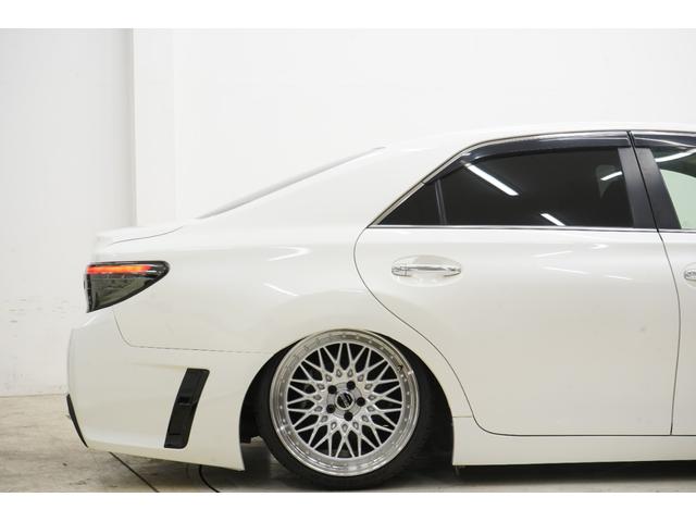 マークＸ ２５０Ｇ　中期型／前後Ｇ’ｓバンパー／中期ヘッドライト／コウゴクテールランプ／新品ＴＥＩＮ車高調／ＢＲＡＳＨナット／社外ＦＴＸ１９インチ／Ｂｌｕｅｔｏｏｔｈ／バックカメラ／プッシュスタート／ＥＴＣ／フルカスタム（52枚目）