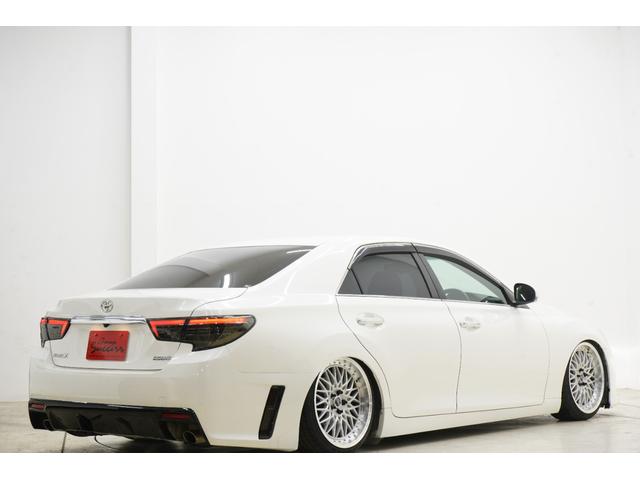 マークＸ ２５０Ｇ　中期型／前後Ｇ’ｓバンパー／中期ヘッドライト／コウゴクテールランプ／新品ＴＥＩＮ車高調／ＢＲＡＳＨナット／社外ＦＴＸ１９インチ／Ｂｌｕｅｔｏｏｔｈ／バックカメラ／プッシュスタート／ＥＴＣ／フルカスタム（54枚目）