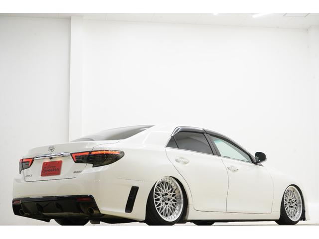 マークＸ ２５０Ｇ　中期型／前後Ｇ’ｓバンパー／中期ヘッドライト／コウゴクテールランプ／新品ＴＥＩＮ車高調／ＢＲＡＳＨナット／社外ＦＴＸ１９インチ／Ｂｌｕｅｔｏｏｔｈ／バックカメラ／プッシュスタート／ＥＴＣ／フルカスタム（55枚目）