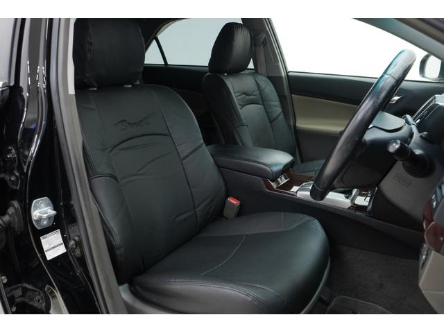 マークＸ ２５０Ｇ　リラックスセレクション　前後Ｇ’ｓバンパー／新品ＷＯＲＫジーストＳＴＸ１９インチ／新品タイヤ／新品ＴＥＩＮ車高調／ＢＲＡＳＨ３眼ヘッドライト／コウゴクテールランプ／２色フォグ／ＢＲＡＳＨナット／ＢＲＡＳＨシートカバー／ＥＴＣ（5枚目）