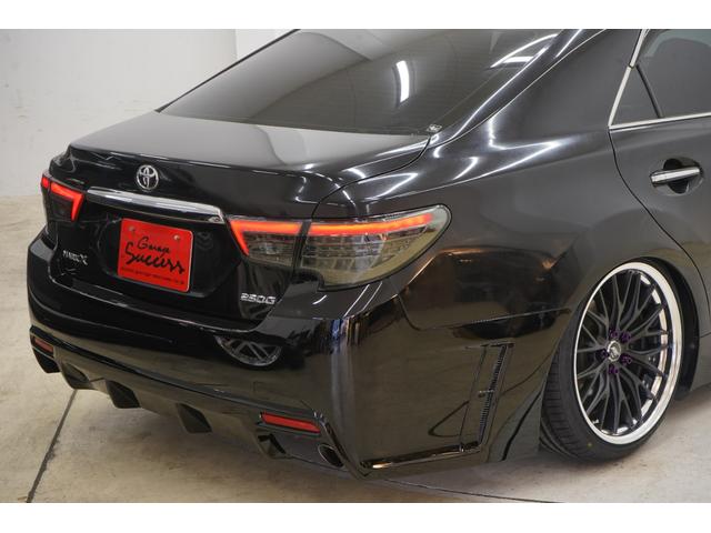 マークＸ ２５０Ｇ　リラックスセレクション　前後Ｇ’ｓバンパー／新品ＷＯＲＫジーストＳＴＸ１９インチ／新品タイヤ／新品ＴＥＩＮ車高調／ＢＲＡＳＨ３眼ヘッドライト／コウゴクテールランプ／２色フォグ／ＢＲＡＳＨナット／ＢＲＡＳＨシートカバー／ＥＴＣ（7枚目）