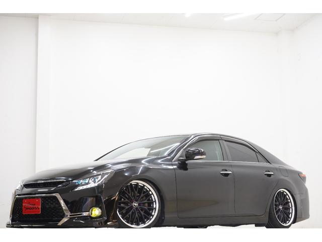 マークＸ ２５０Ｇ　リラックスセレクション　前後Ｇ’ｓバンパー／新品ＷＯＲＫジーストＳＴＸ１９インチ／新品タイヤ／新品ＴＥＩＮ車高調／ＢＲＡＳＨ３眼ヘッドライト／コウゴクテールランプ／２色フォグ／ＢＲＡＳＨナット／ＢＲＡＳＨシートカバー／ＥＴＣ（13枚目）