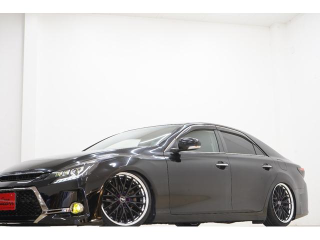 マークＸ ２５０Ｇ　リラックスセレクション　前後Ｇ’ｓバンパー／新品ＷＯＲＫジーストＳＴＸ１９インチ／新品タイヤ／新品ＴＥＩＮ車高調／ＢＲＡＳＨ３眼ヘッドライト／コウゴクテールランプ／２色フォグ／ＢＲＡＳＨナット／ＢＲＡＳＨシートカバー／ＥＴＣ（14枚目）