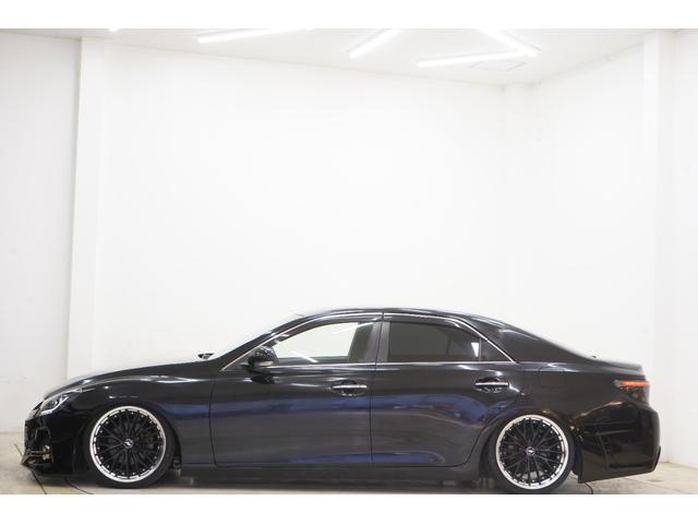 マークＸ ２５０Ｇ　リラックスセレクション　前後Ｇ’ｓバンパー／新品ＷＯＲＫジーストＳＴＸ１９インチ／新品タイヤ／新品ＴＥＩＮ車高調／ＢＲＡＳＨ３眼ヘッドライト／コウゴクテールランプ／２色フォグ／ＢＲＡＳＨナット／ＢＲＡＳＨシートカバー／ＥＴＣ（15枚目）