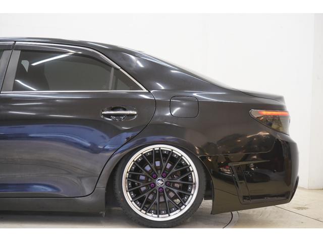 マークＸ ２５０Ｇ　リラックスセレクション　前後Ｇ’ｓバンパー／新品ＷＯＲＫジーストＳＴＸ１９インチ／新品タイヤ／新品ＴＥＩＮ車高調／ＢＲＡＳＨ３眼ヘッドライト／コウゴクテールランプ／２色フォグ／ＢＲＡＳＨナット／ＢＲＡＳＨシートカバー／ＥＴＣ（17枚目）