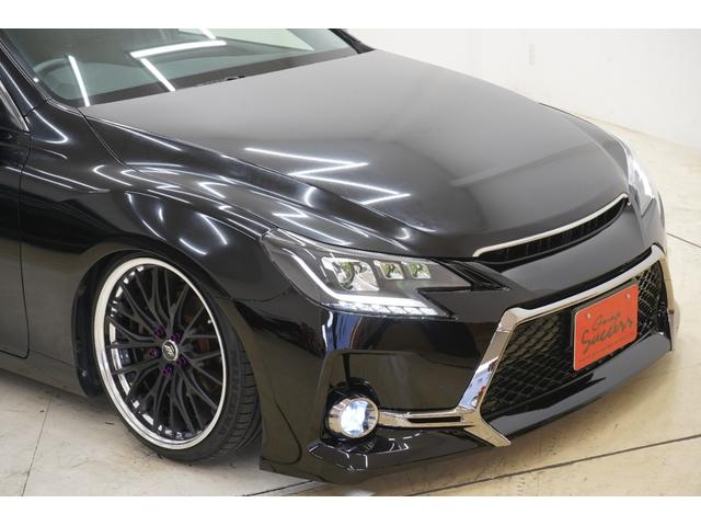 マークＸ ２５０Ｇ　リラックスセレクション　前後Ｇ’ｓバンパー／新品ＷＯＲＫジーストＳＴＸ１９インチ／新品タイヤ／新品ＴＥＩＮ車高調／ＢＲＡＳＨ３眼ヘッドライト／コウゴクテールランプ／２色フォグ／ＢＲＡＳＨナット／ＢＲＡＳＨシートカバー／ＥＴＣ（48枚目）