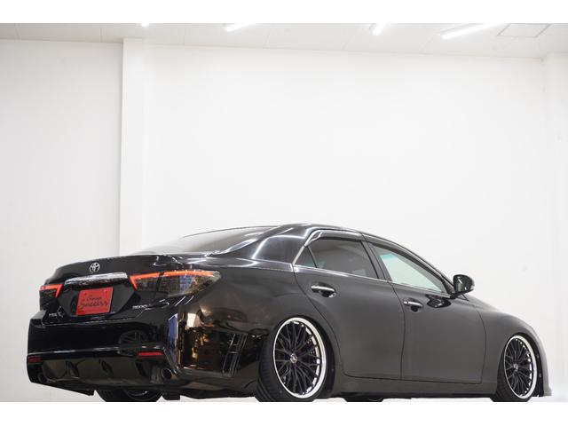 マークＸ ２５０Ｇ　リラックスセレクション　前後Ｇ’ｓバンパー／新品ＷＯＲＫジーストＳＴＸ１９インチ／新品タイヤ／新品ＴＥＩＮ車高調／ＢＲＡＳＨ３眼ヘッドライト／コウゴクテールランプ／２色フォグ／ＢＲＡＳＨナット／ＢＲＡＳＨシートカバー／ＥＴＣ（54枚目）