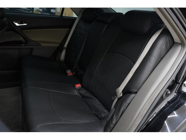 マークＸ ２５０Ｇ　リラックスセレクション　前後Ｇ’ｓバンパー／新品ＷＯＲＫジーストＳＴＸ１９インチ／新品タイヤ／新品ＴＥＩＮ車高調／ＢＲＡＳＨ３眼ヘッドライト／コウゴクテールランプ／２色フォグ／ＢＲＡＳＨナット／ＢＲＡＳＨシートカバー／ＥＴＣ（79枚目）