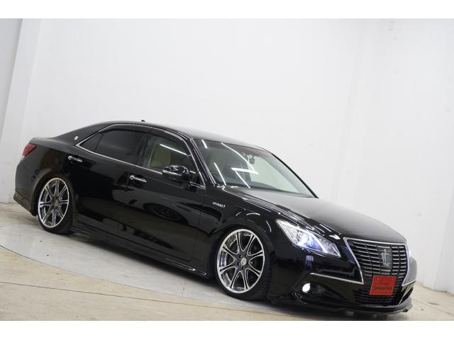 クラウンハイブリッド ロイヤルサルーン　ハイブリッド／社外エアロ／社外車高調／社外レオンハルト２０インチ／純正ヘッドライト・テールランプ／社外リアピースマフラー／パワーシート／シートヒーター／オートクルーズコントロール／バックカメラ／ＥＴＣ（47枚目）