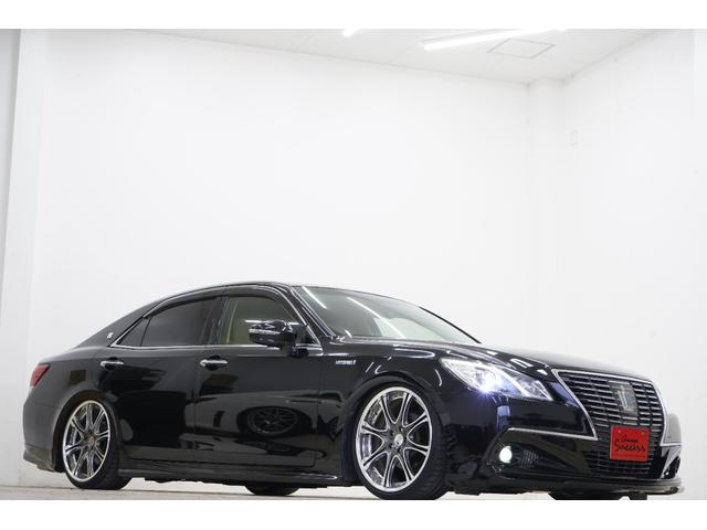 クラウンハイブリッド ロイヤルサルーン　ハイブリッド／社外エアロ／社外車高調／社外レオンハルト２０インチ／純正ヘッドライト・テールランプ／社外リアピースマフラー／パワーシート／シートヒーター／オートクルーズコントロール／バックカメラ／ＥＴＣ（48枚目）