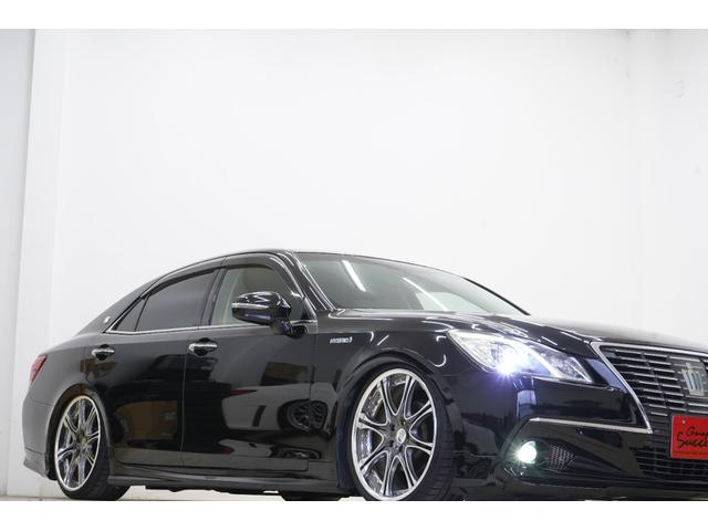 クラウンハイブリッド ロイヤルサルーン　ハイブリッド／社外エアロ／社外車高調／社外レオンハルト２０インチ／純正ヘッドライト・テールランプ／社外リアピースマフラー／パワーシート／シートヒーター／オートクルーズコントロール／バックカメラ／ＥＴＣ（50枚目）