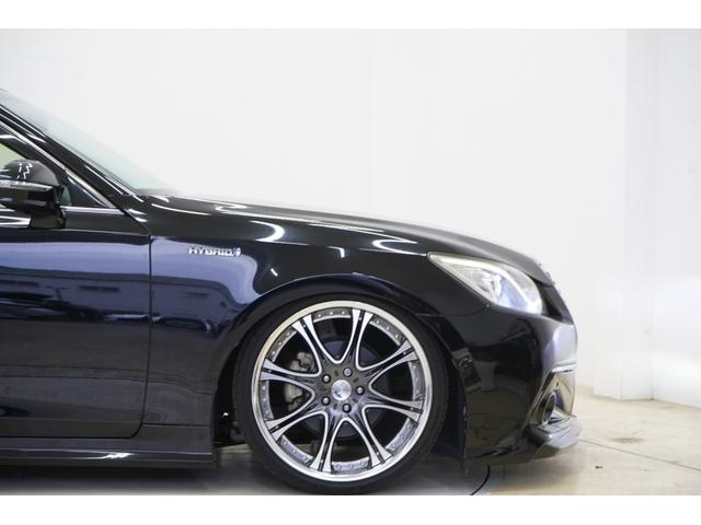 クラウンハイブリッド ロイヤルサルーン　ハイブリッド／社外エアロ／社外車高調／社外レオンハルト２０インチ／純正ヘッドライト・テールランプ／社外リアピースマフラー／パワーシート／シートヒーター／オートクルーズコントロール／バックカメラ／ＥＴＣ（53枚目）