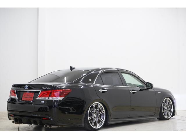 クラウンハイブリッド ロイヤルサルーン　ハイブリッド／社外エアロ／社外車高調／社外レオンハルト２０インチ／純正ヘッドライト・テールランプ／社外リアピースマフラー／パワーシート／シートヒーター／オートクルーズコントロール／バックカメラ／ＥＴＣ（54枚目）