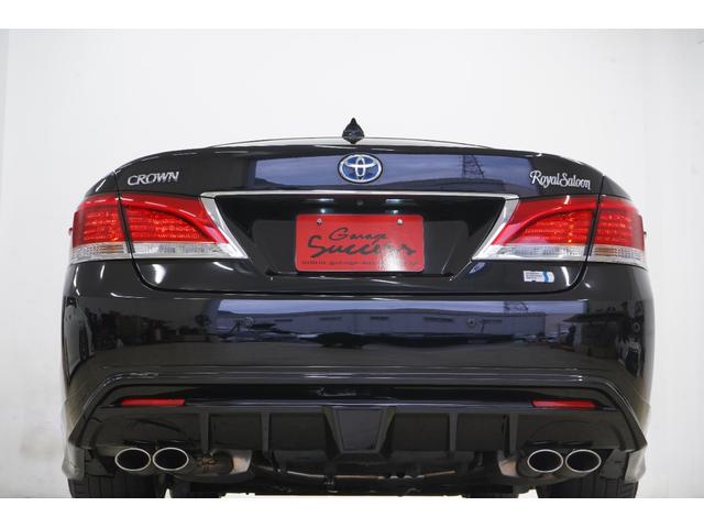 クラウンハイブリッド ロイヤルサルーン　ハイブリッド／社外エアロ／社外車高調／社外レオンハルト２０インチ／純正ヘッドライト・テールランプ／社外リアピースマフラー／パワーシート／シートヒーター／オートクルーズコントロール／バックカメラ／ＥＴＣ（61枚目）