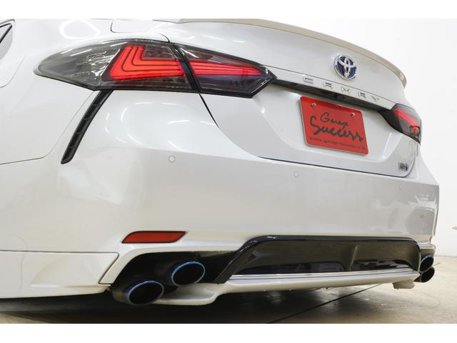 カムリ ＷＳ　ハーフレザー／社外エアサス／ＴＲＤエアロ／社外ＷＯＲＫクヴェル１９インチ／社外マフラー／社外テールランプ／トランクスポイラー／Ｂｌｕｅｔｏｏｔｈ／バックカメラ／ＥＴＣ２．０／運転席パワーシート／（21枚目）