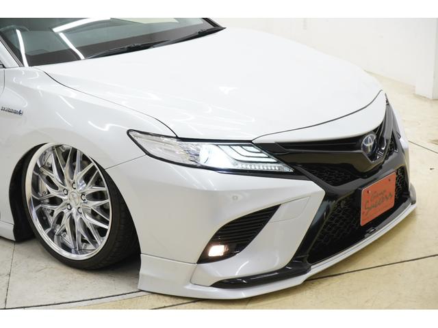 カムリ ＷＳ　ハーフレザー／社外エアサス／ＴＲＤエアロ／社外ＷＯＲＫクヴェル１９インチ／社外マフラー／社外テールランプ／トランクスポイラー／Ｂｌｕｅｔｏｏｔｈ／バックカメラ／ＥＴＣ２．０／運転席パワーシート／（45枚目）