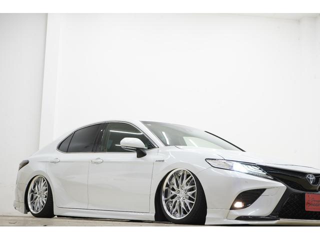 カムリ ＷＳ　ハーフレザー／社外エアサス／ＴＲＤエアロ／社外ＷＯＲＫクヴェル１９インチ／社外マフラー／社外テールランプ／トランクスポイラー／Ｂｌｕｅｔｏｏｔｈ／バックカメラ／ＥＴＣ２．０／運転席パワーシート／（46枚目）